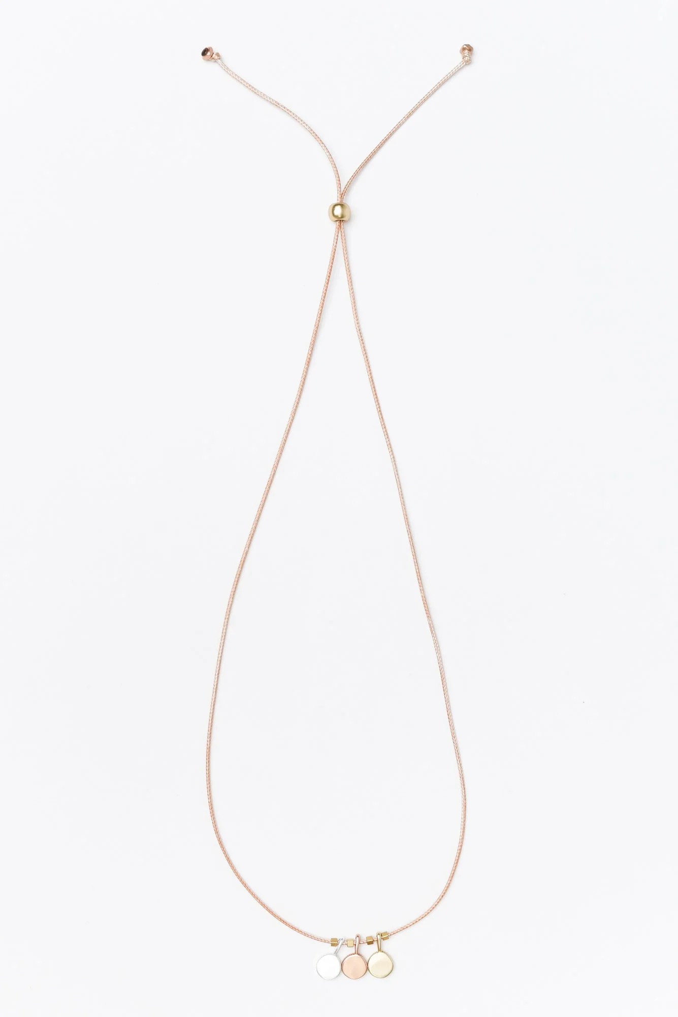 Abeba Gold Disc Pendant Necklace