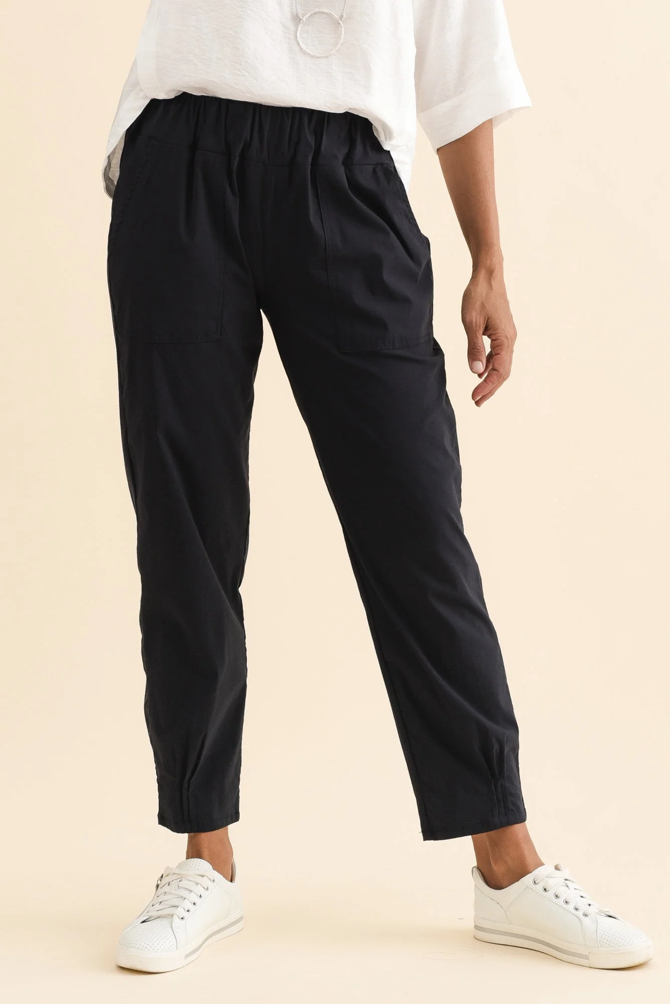 Air-Lite Navy Stretch Pocket Pants - Image 2