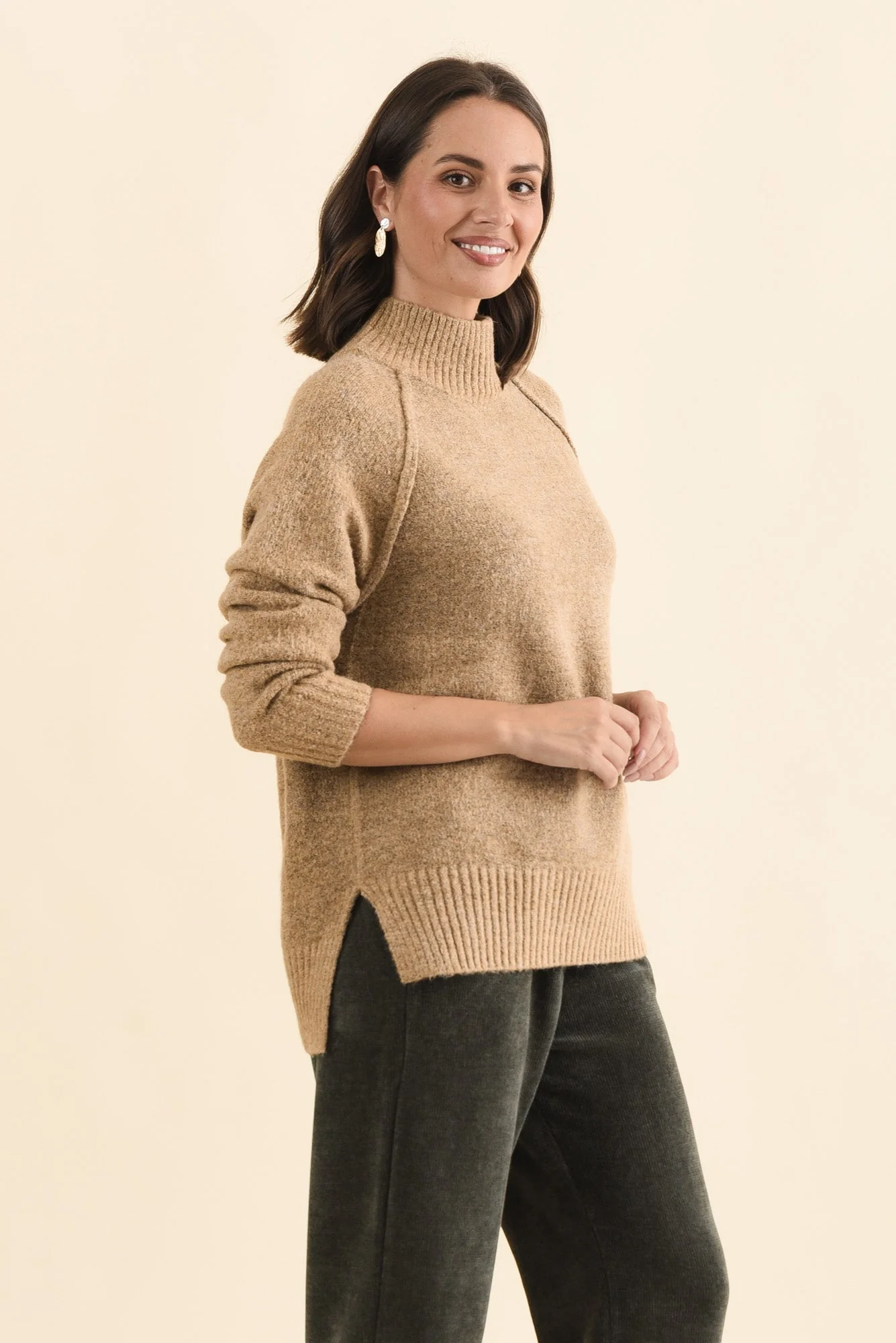 Baker Light Brown Knit Sweater - Image 3