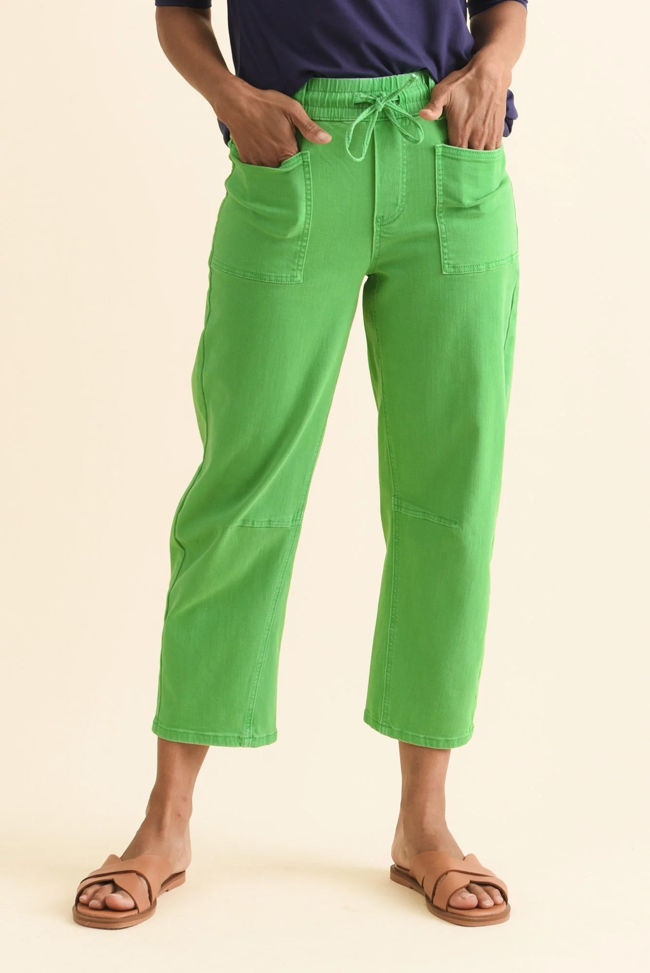 BB Barrel Green Jeans