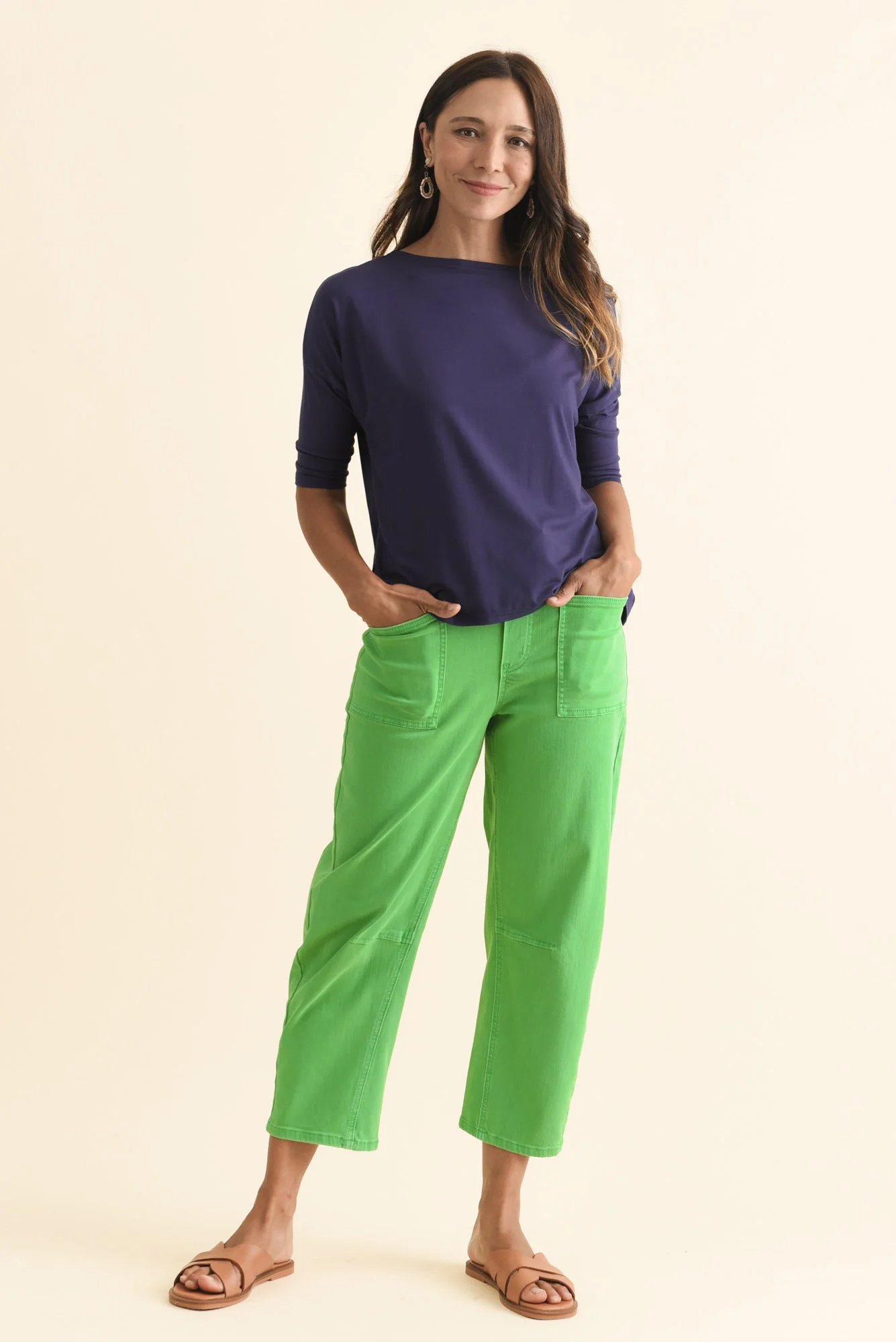 BB Barrel Green Jeans - Image 2