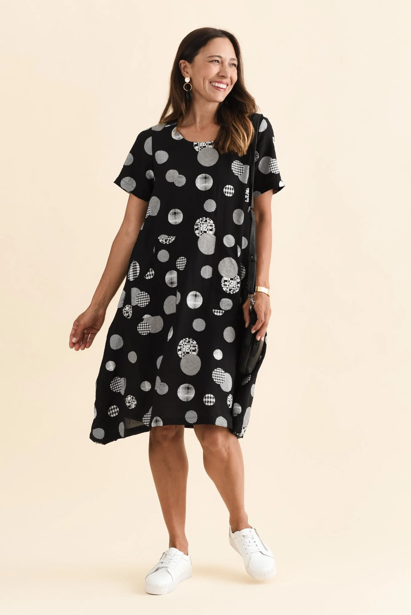 Bexley Black Spot Pocket Dress