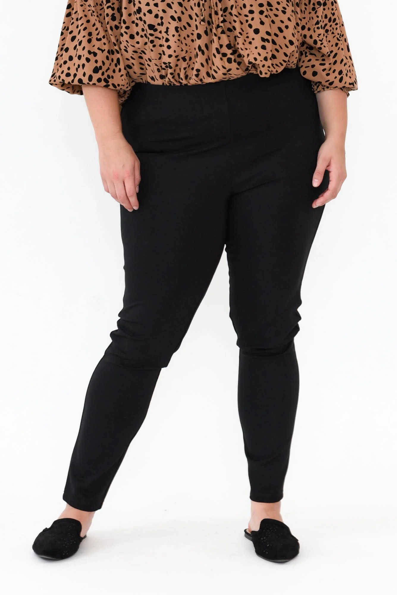 Elsa Black Winter Ponte Pants - Image 6
