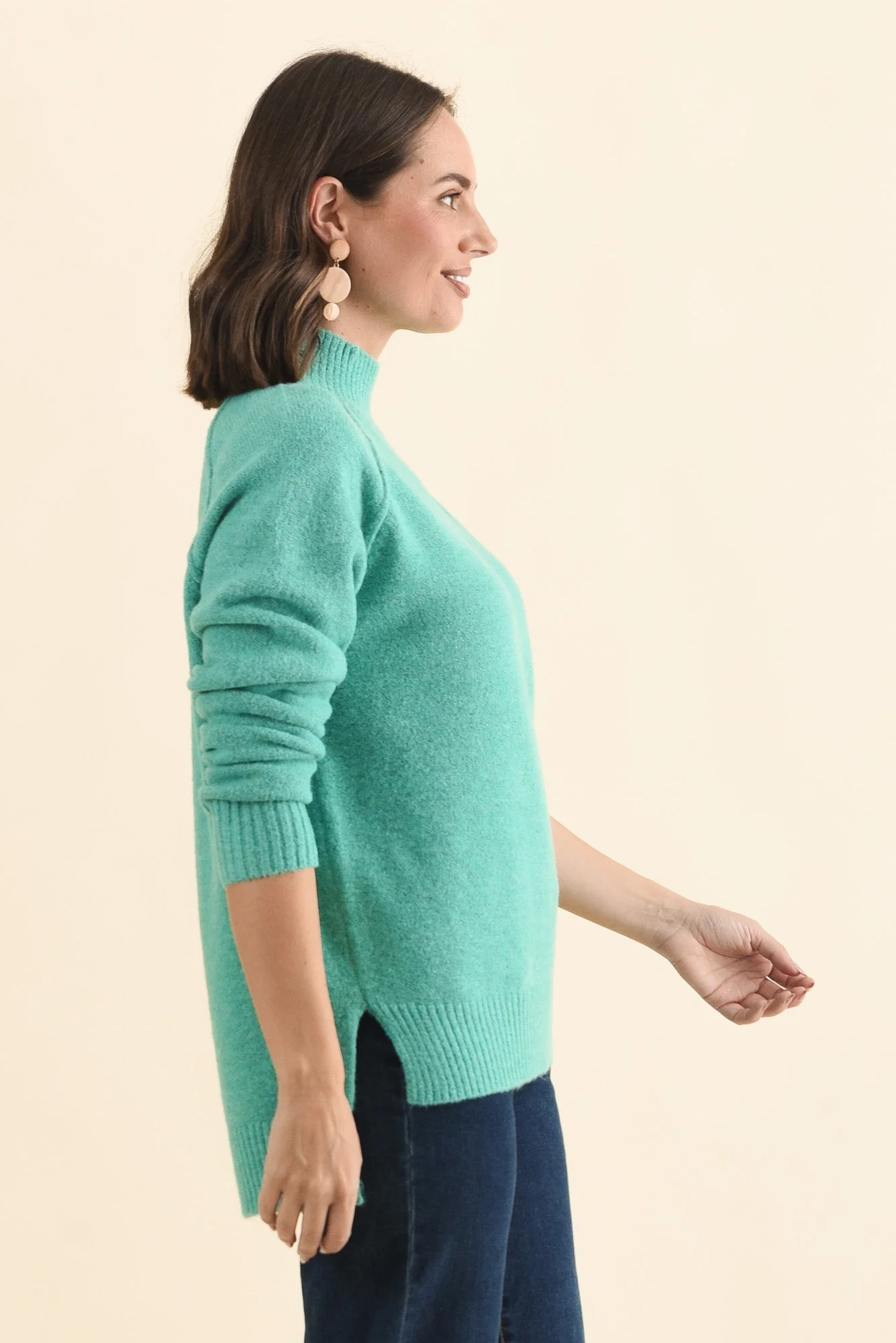 Finn Mint Knit Sweater - Image 3