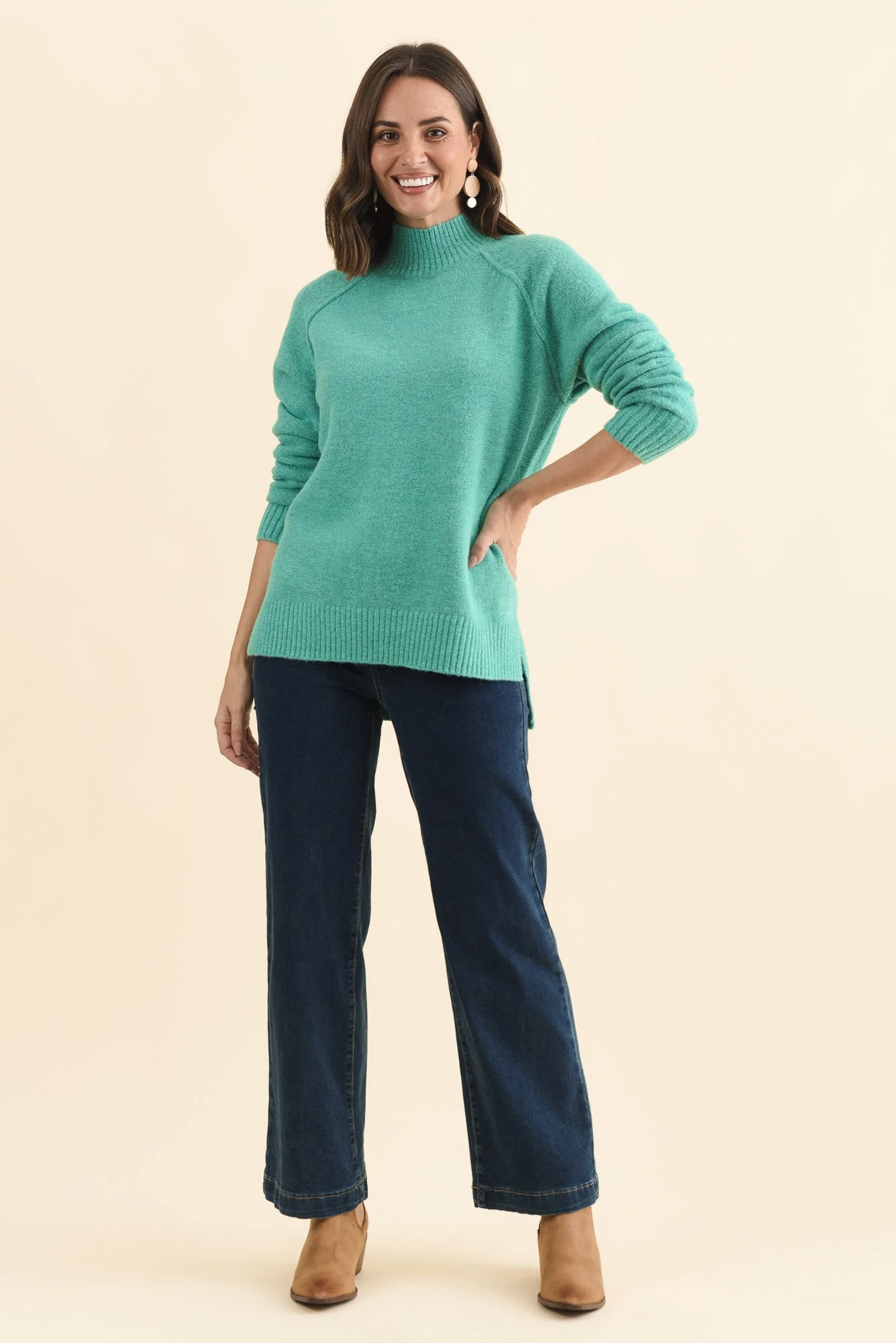 Finn Mint Knit Sweater - Image 6