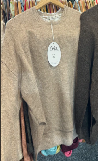 Grady Beige Knit Sweater