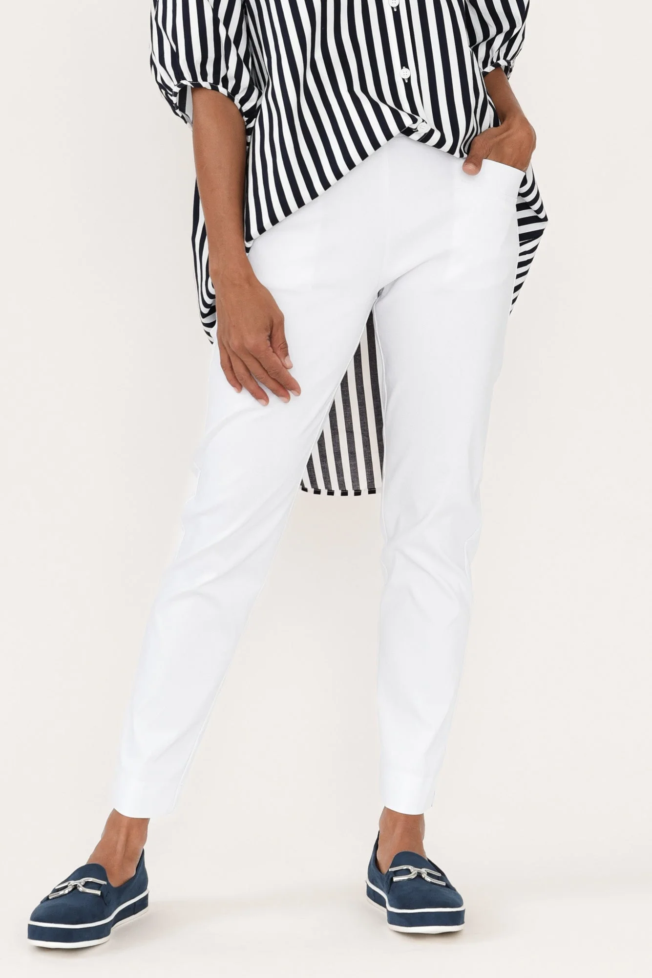 Harbour White Stretch Pants