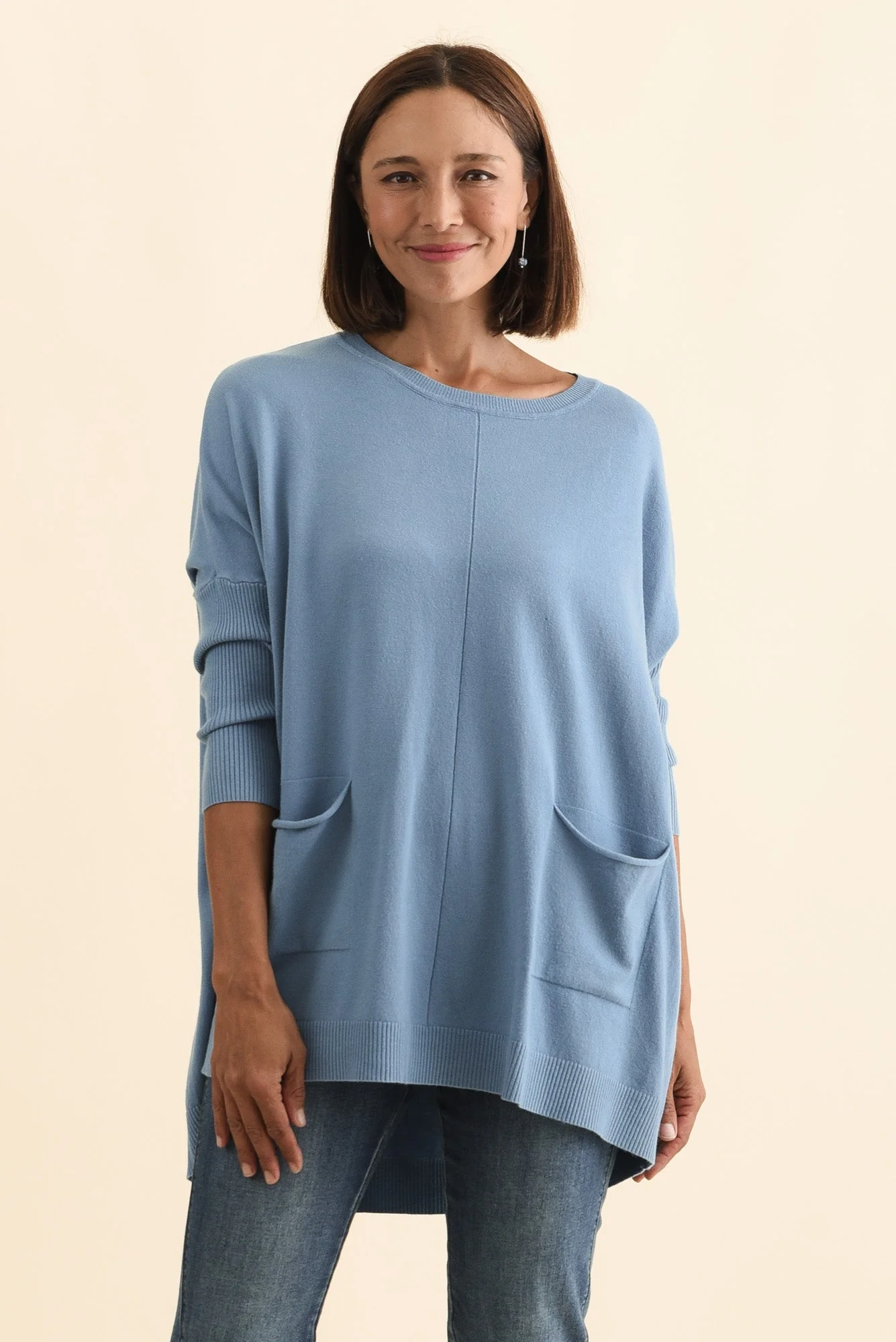 Helsinki Steel Knit Pocket Sweater - Image 2