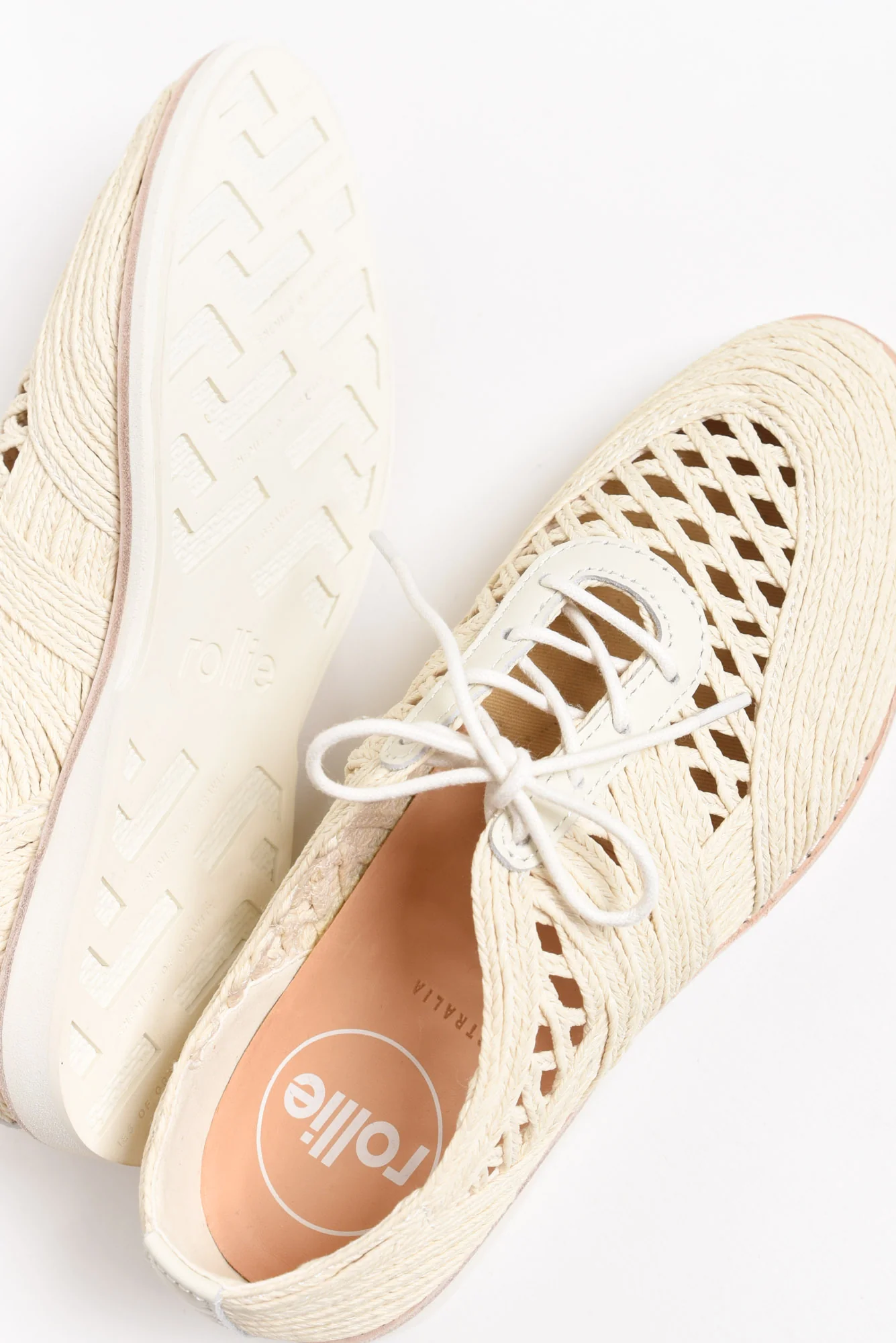 Kaye Cream Lace Up Shoe - Image 3