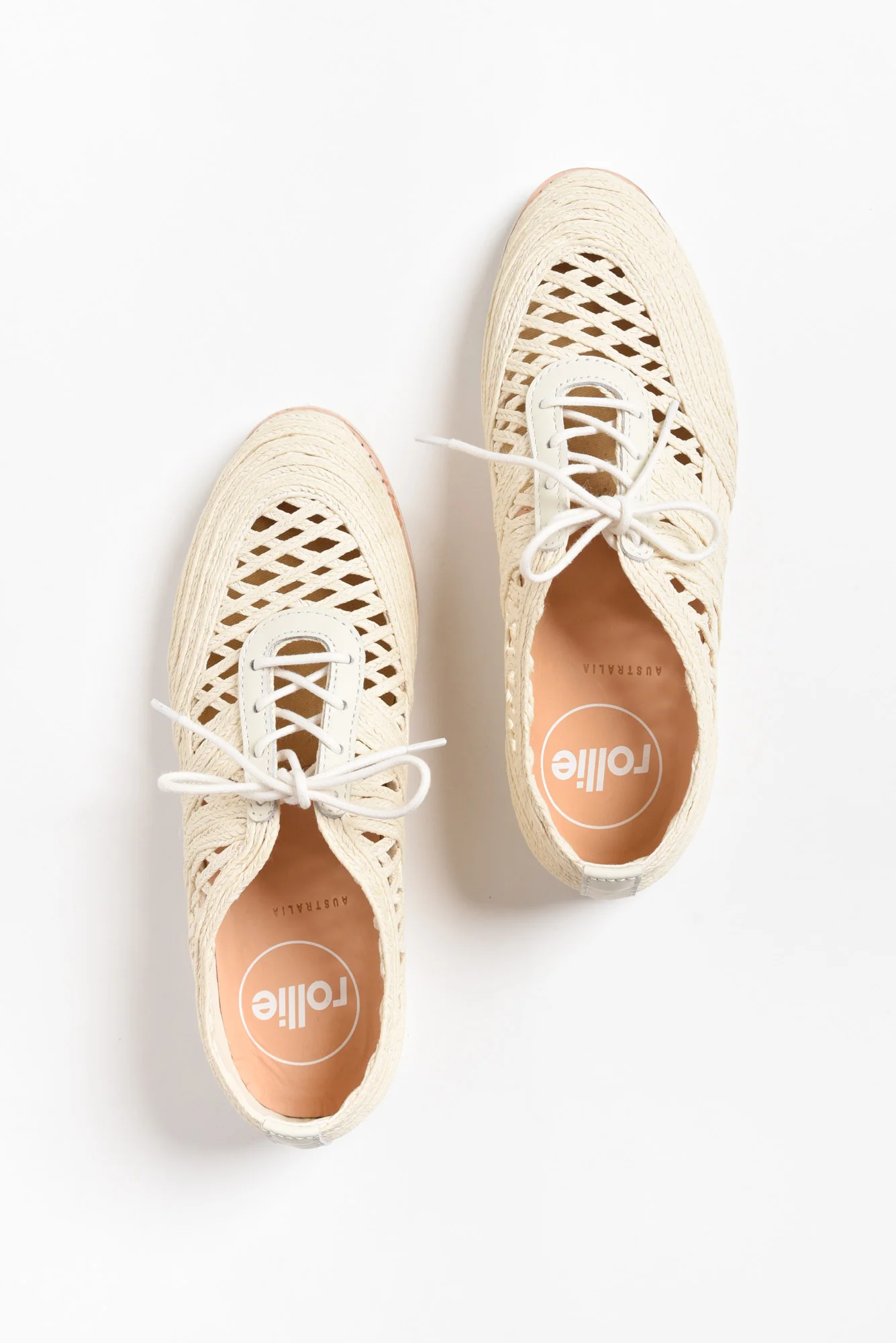 Kaye Cream Lace Up Shoe - Image 6