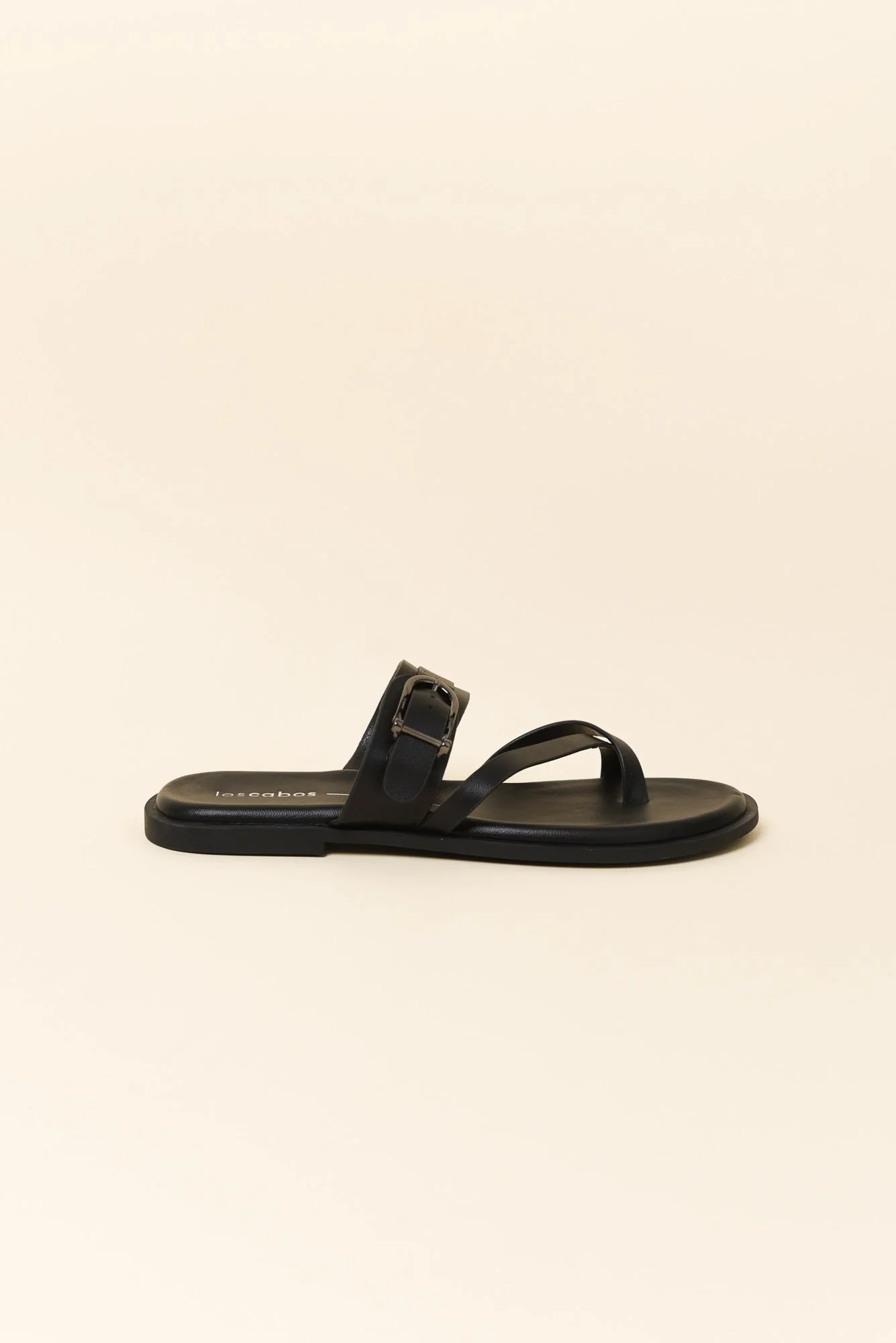Kooning Black Buckle Slide