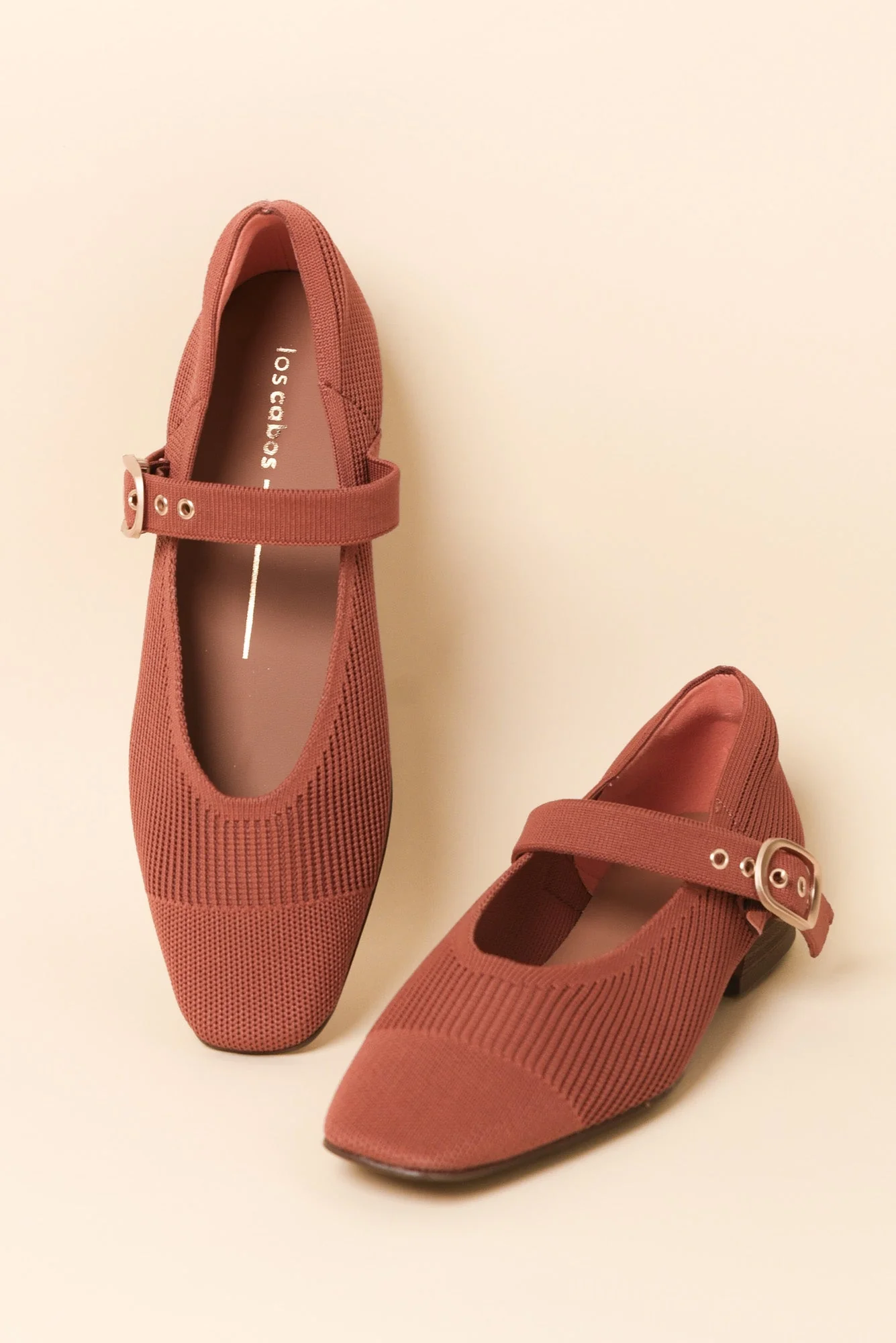 Lando Coral Buckle Ballet Flat - Image 2