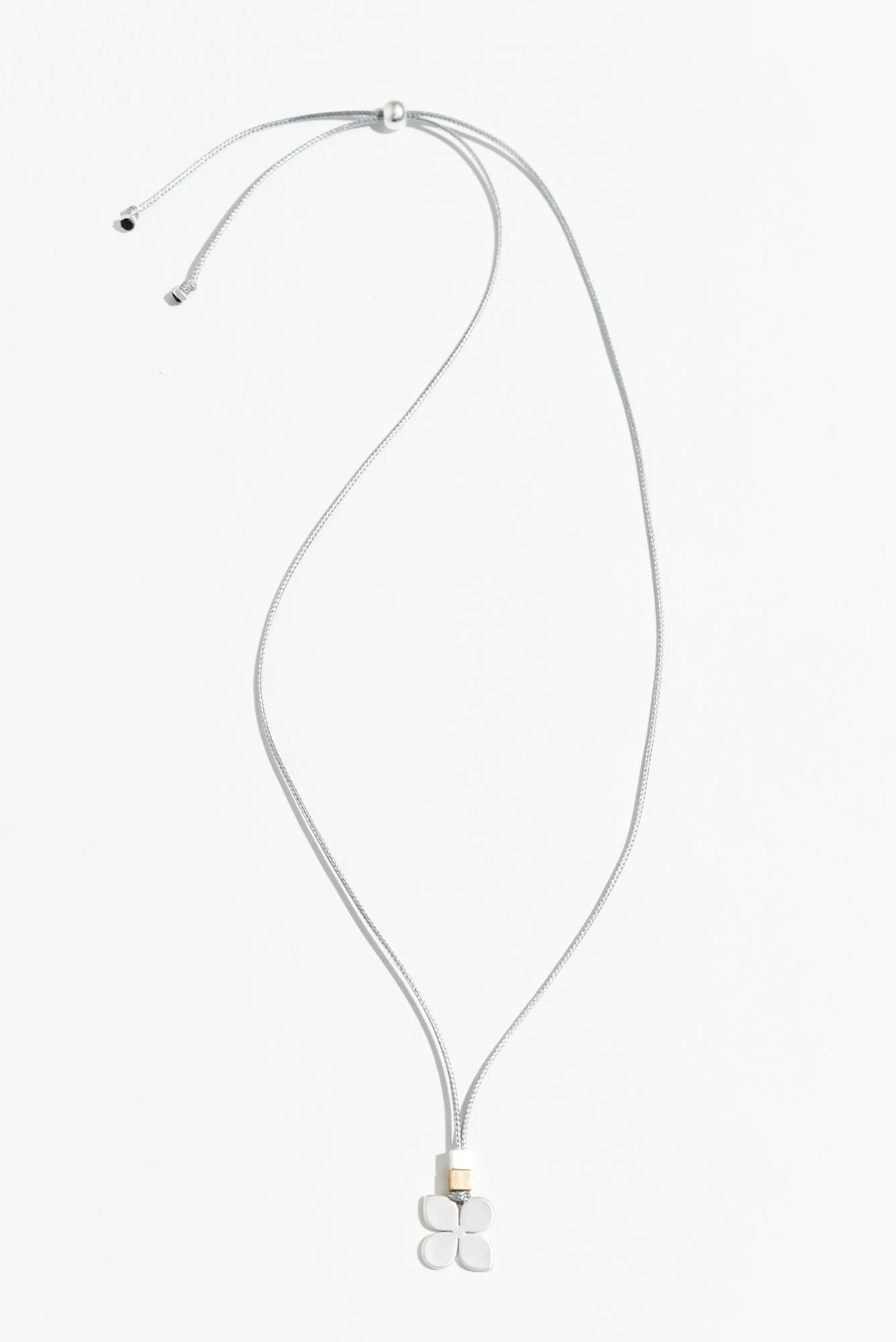 Solana Silver Clover Pendant Necklace