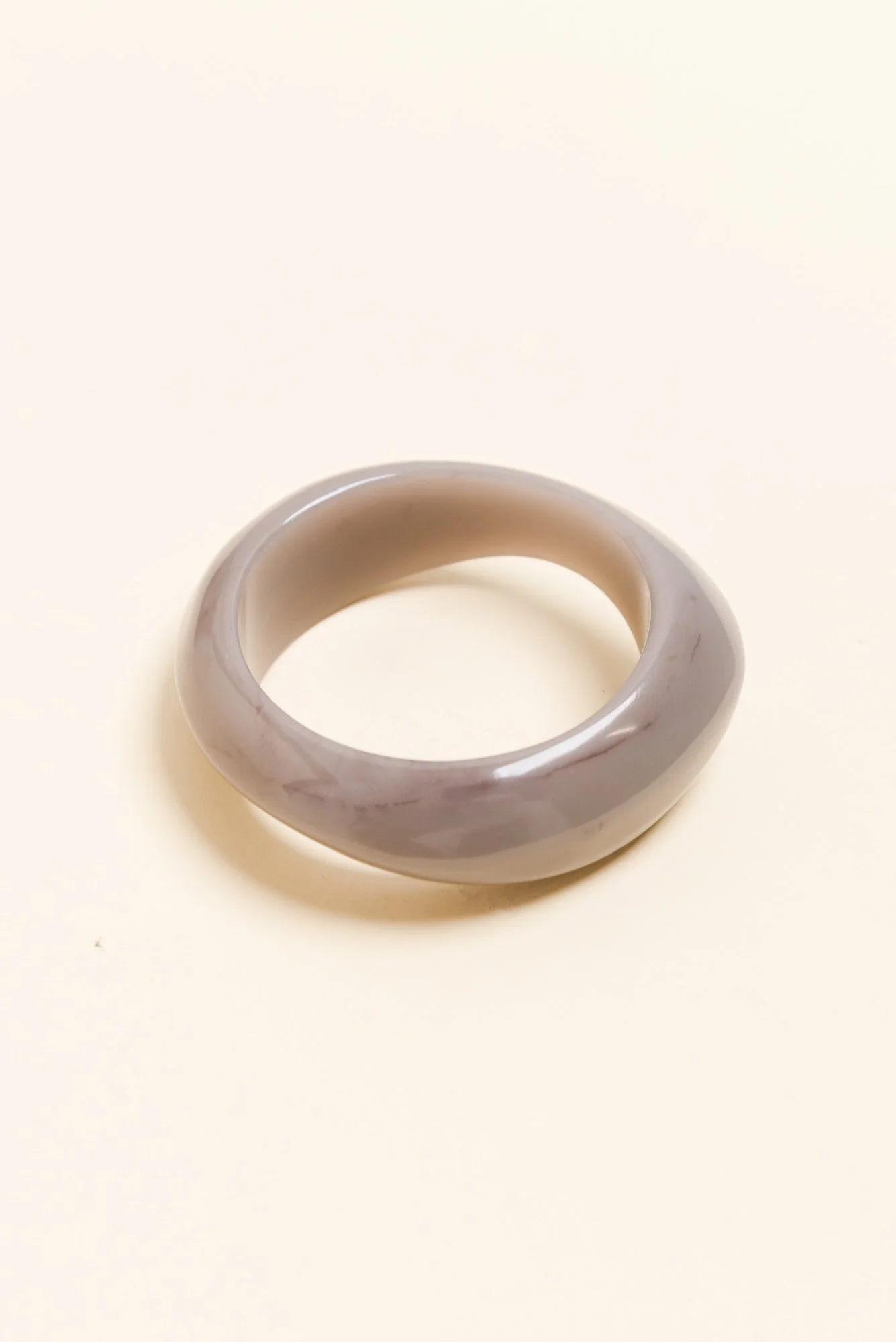 Suna Grey Asymmetric Bangle