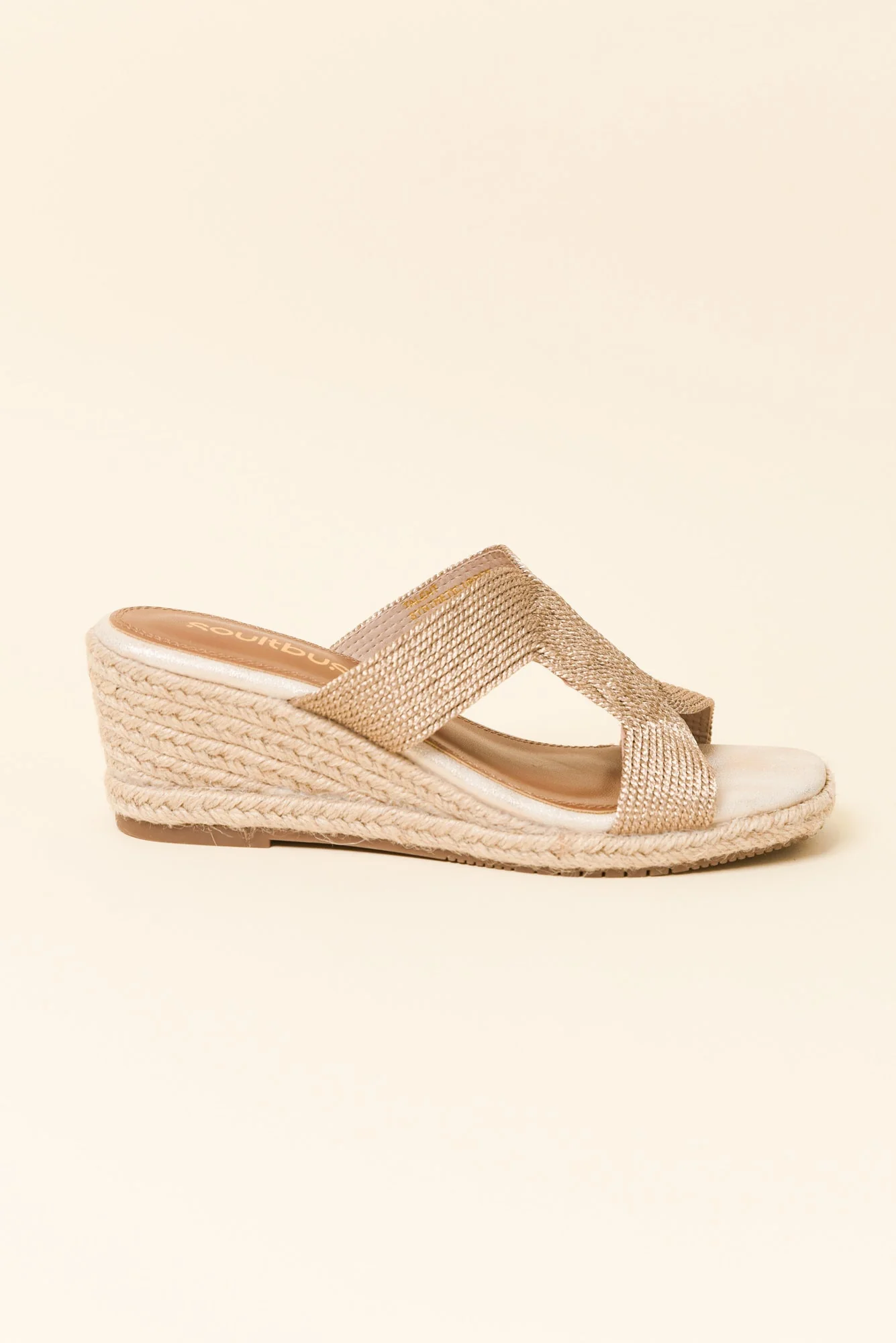 Talent Rose Gold Espadrille Wedge