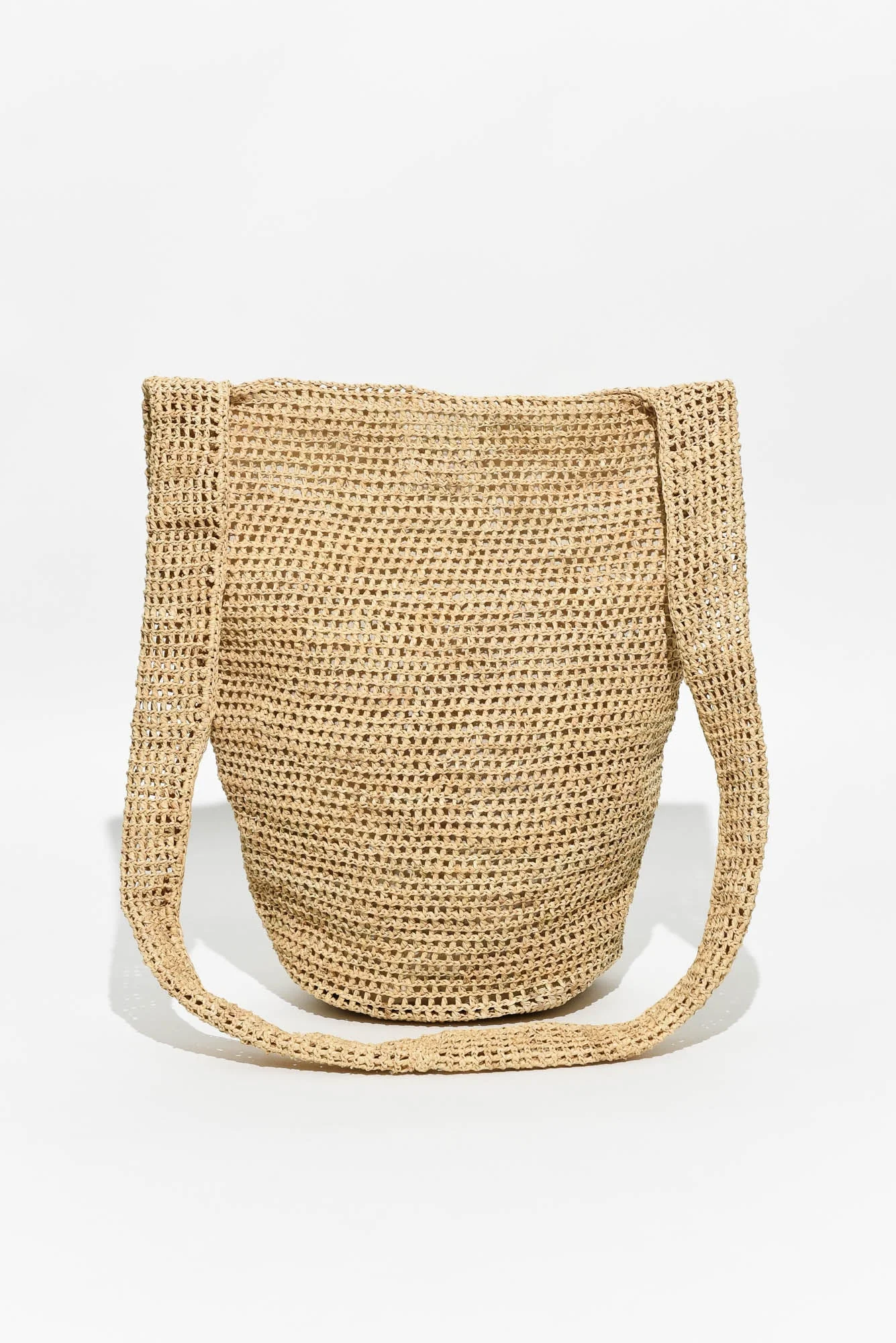 Vatania Natural Raffia Shoulder Bag