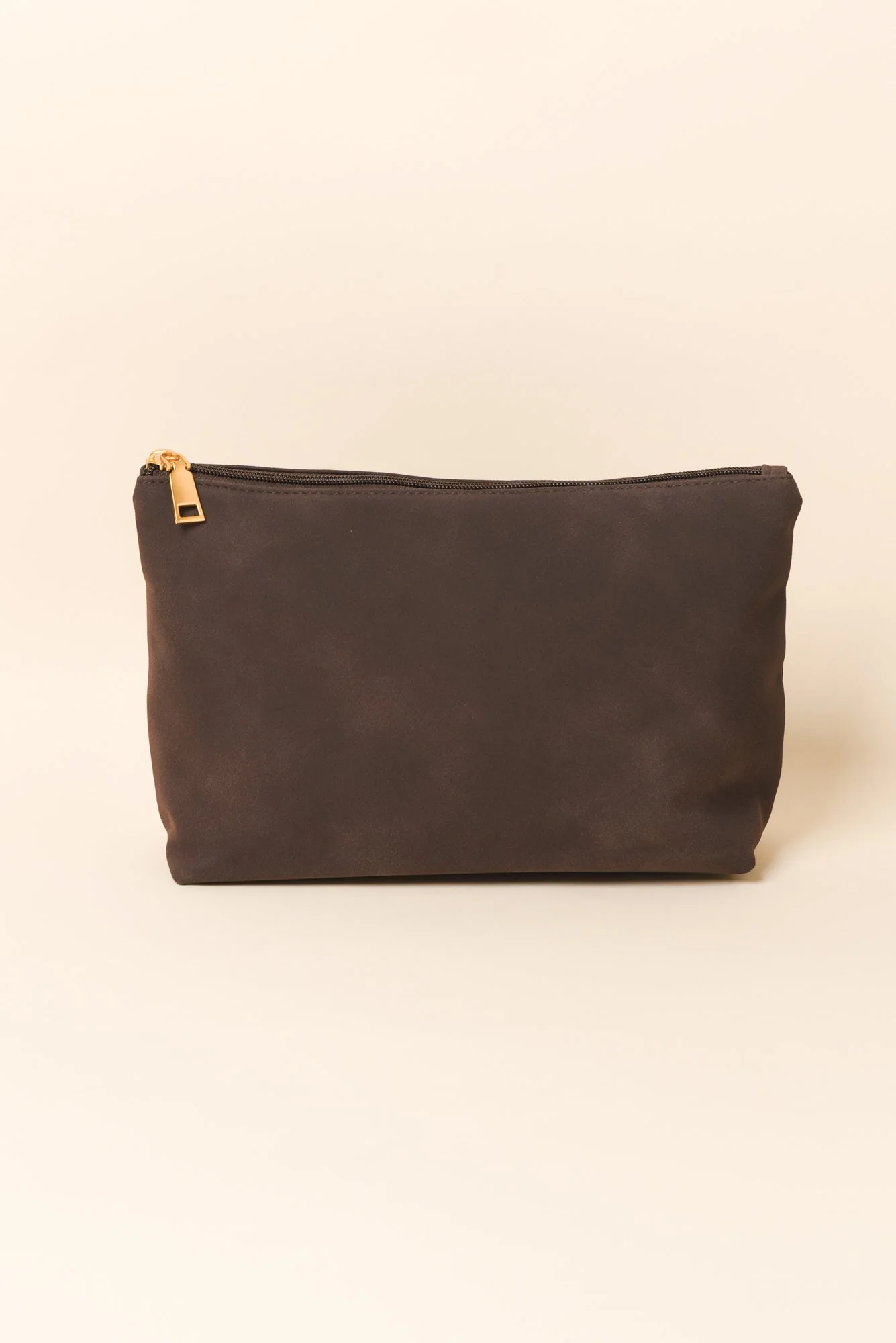 Virginia Chocolate Suede Tote Bag - Image 4